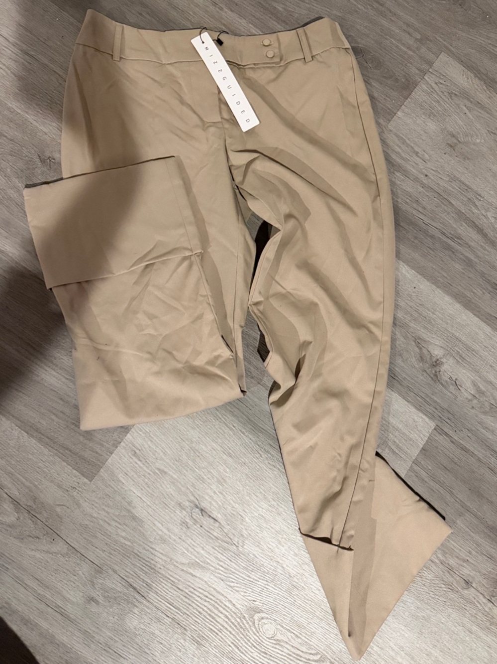 Missguided Khaki Dress Pants